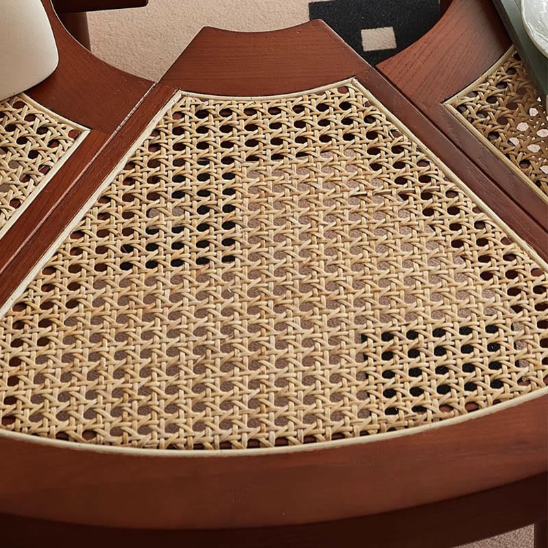 Special-shaped Rattan Round Coffee Table - image 9