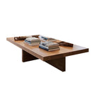 Simple Ash Wood Square Coffee Table - image 1
