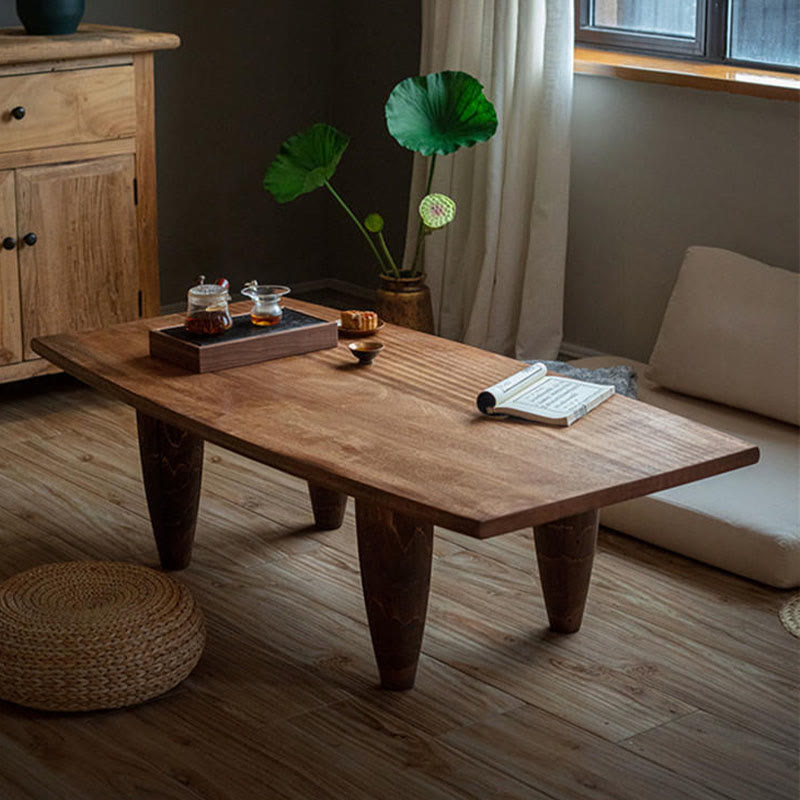 Simple Ash Wood Square Coffee Table