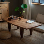 Simple Ash Wood Square Coffee Table - W55.19" x D23.62" x H15.75" - image 2