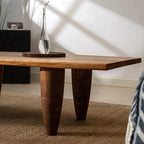 Simple Ash Wood Square Coffee Table - image 6