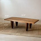 Simple Ash Wood Square Coffee Table - image 8