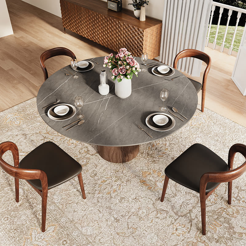 Modern Stone Top Dining Table