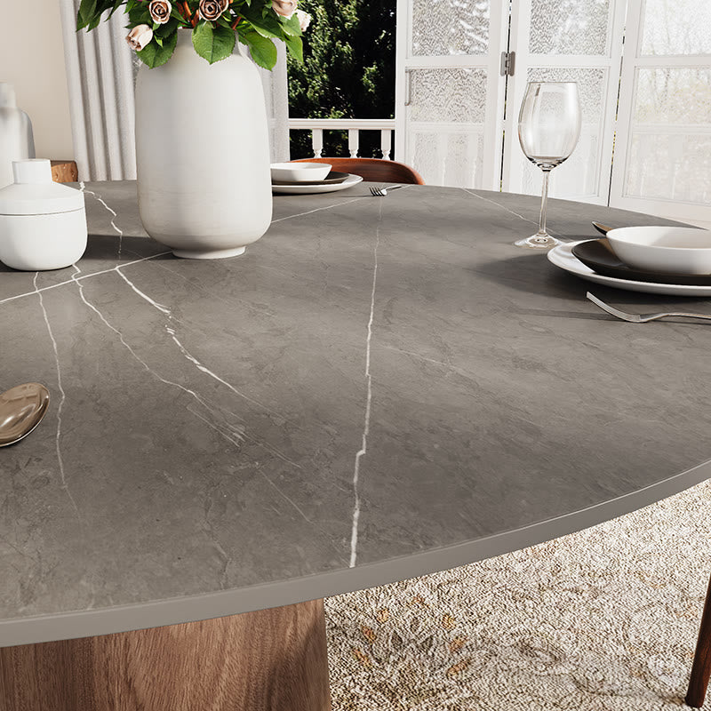 Modern Stone Top Dining Table