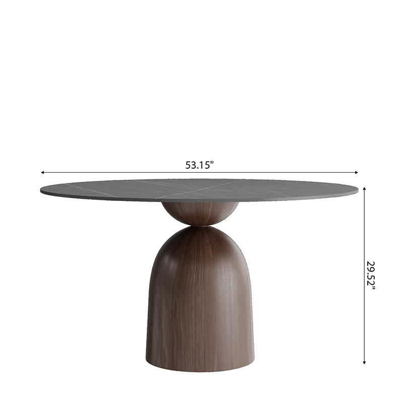 Modern Stone Top Dining Table