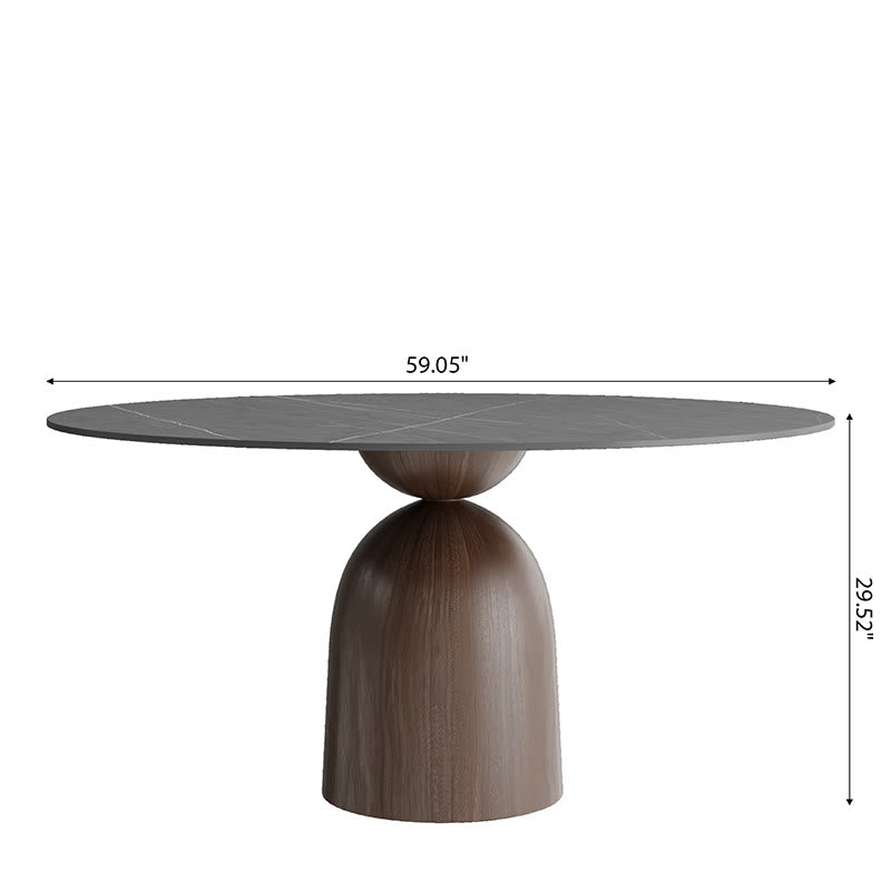 Modern Stone Top Dining Table