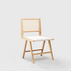 2x/4x/6x Mid-Century Rattan Farmhouse Dining Chairs