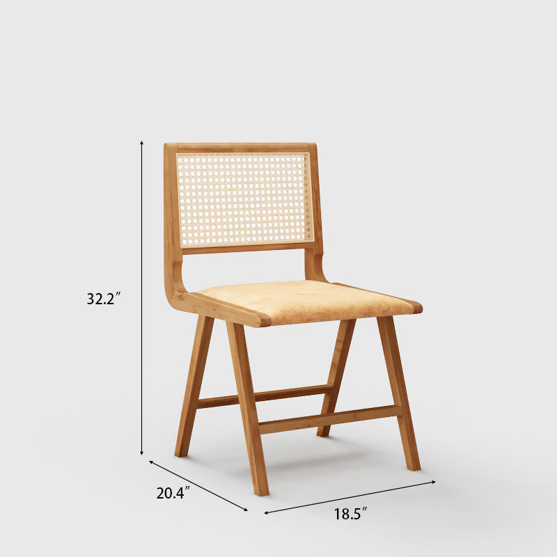 2x/4x/6x Mid-Century Rattan Farmhouse Dining Chairs - image 15