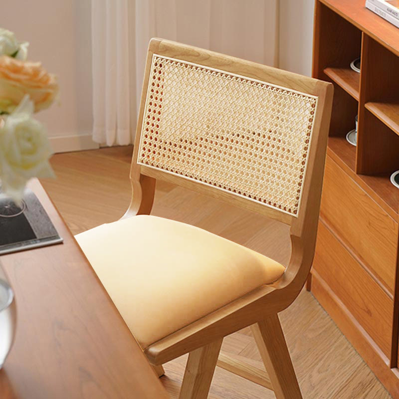 2x/4x/6x Mid-Century Rattan Farmhouse Dining Chairs