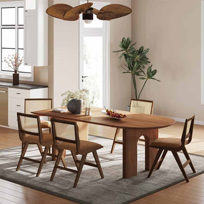 2x/4x/6x Mid-Century Rattan Farmhouse Dining Chairs - image 13