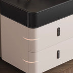 Premium Saddle Leather Rounded Edges Nightstand - image 6
