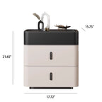 Premium Saddle Leather Rounded Edges Nightstand - image 9