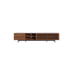  Durable Walnut Wooden TV Cabinet - image 1