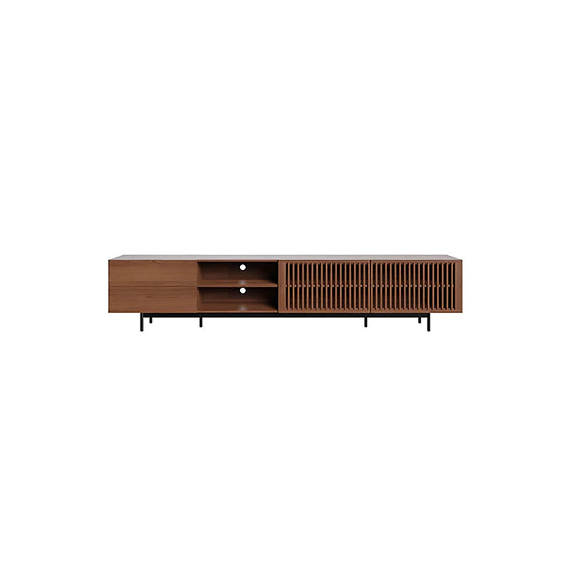  Durable Walnut Wooden TV Cabinet - image 1