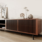  Durable Walnut Wooden TV Cabinet - image 4