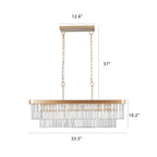 Modern Golden Industrial Crystal Lights - image 6