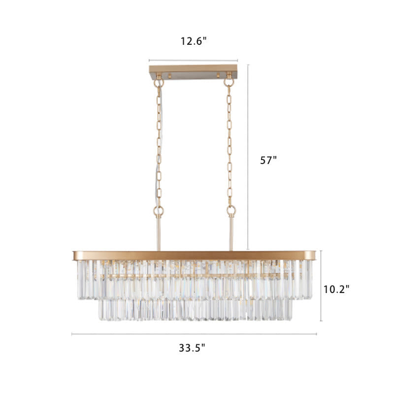 Modern Golden Industrial Crystal Lights - image 6