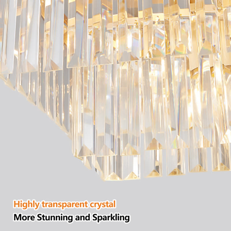 Modern Golden Industrial Crystal Lights - image 8