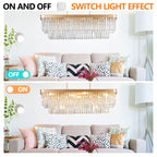Modern Golden Industrial Crystal Lights - image 9
