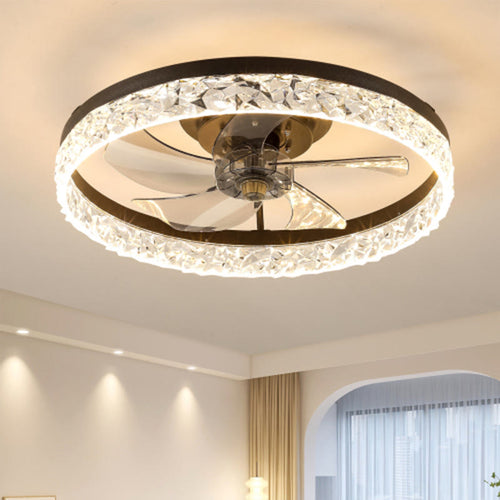 Ceiling Fan With Lights Dimmable Led  - Black - image 0