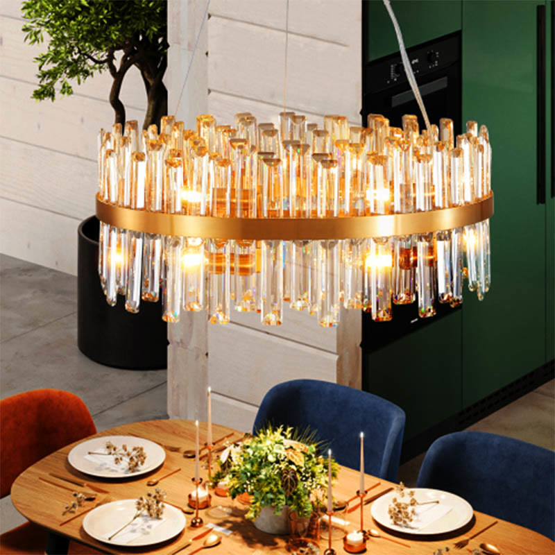 Crystal Chandeliers  Living Room Decorative Lights - Golden - image 0