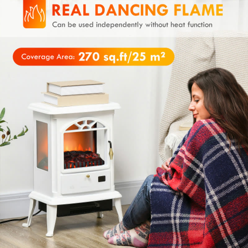 Electric Infrared Freestanding Fireplace Heater