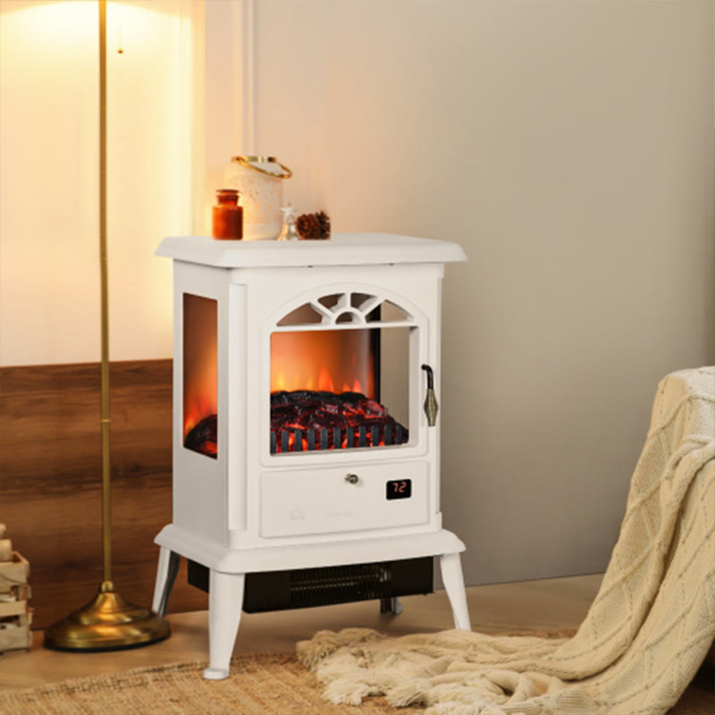 Electric Infrared Freestanding Fireplace Heater