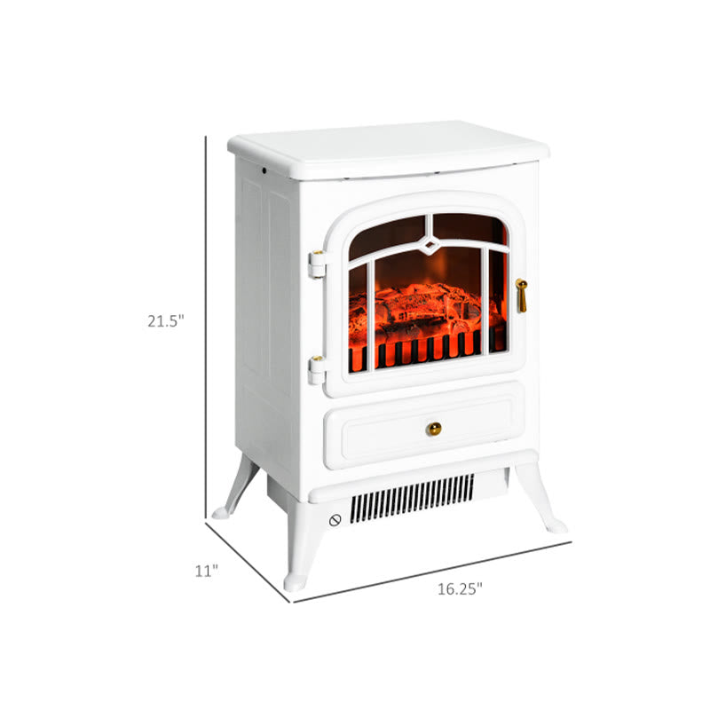 Tempered Glass Freestanding Electric Fire Place