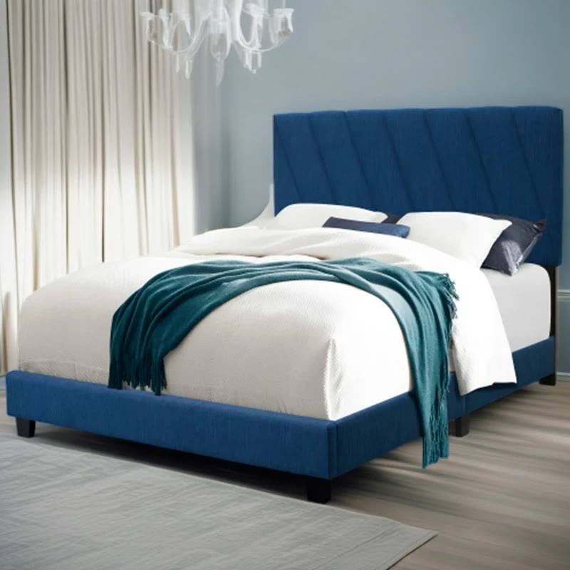 Modern Queen Size Adjustable Upholstered Bed