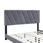 Modern Queen Size Adjustable Upholstered Bed - image 8
