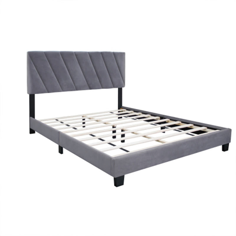 Modern Queen Size Adjustable Upholstered Bed