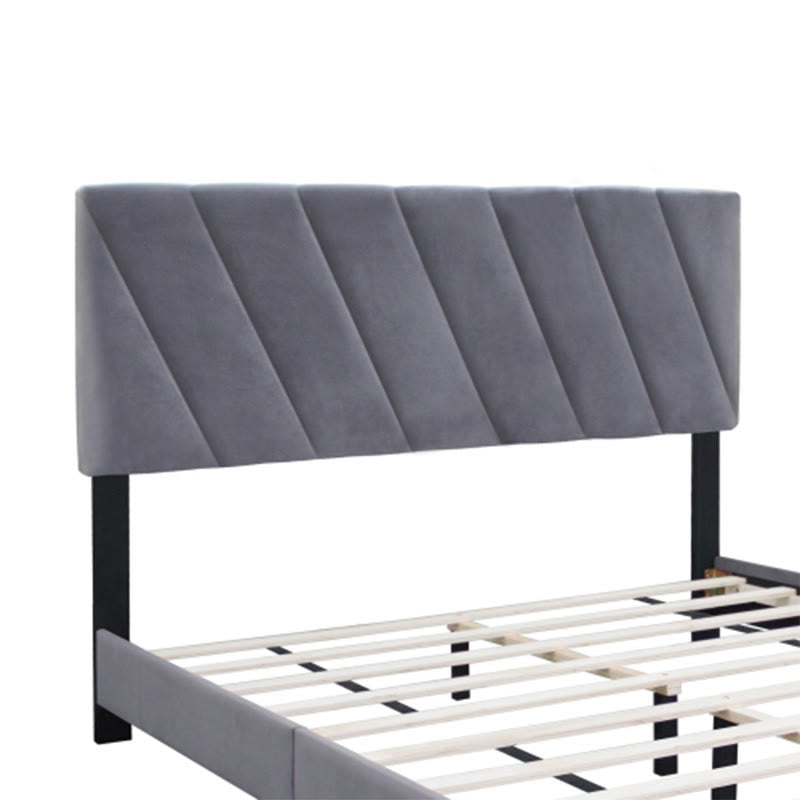 Modern Queen Size Adjustable Upholstered Bed