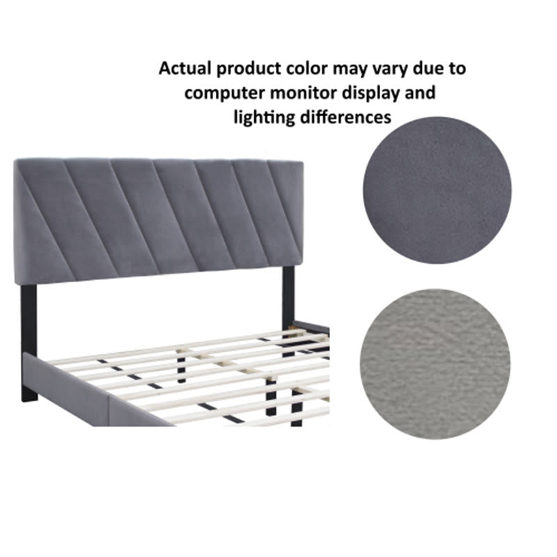 Modern Queen Size Adjustable Upholstered Bed - image 11