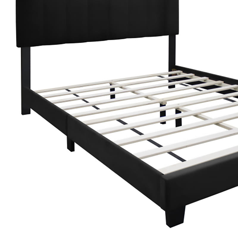 Adjustable Queen Size Upholstered Velvet Bed Frame - image 10