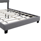 Queen Adjustable Linen Upholstered Bed Frame - image 9