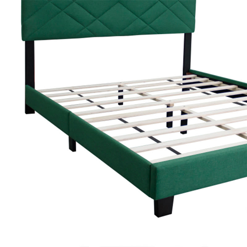 Queen Size Bed Frame With Adjustable Headboard