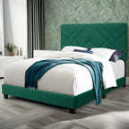 Queen Size Bed Frame With Adjustable Headboard - image 2