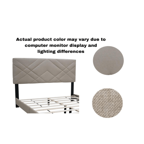 Queen Size Bed Frame With Adjustable Headboard - image 13