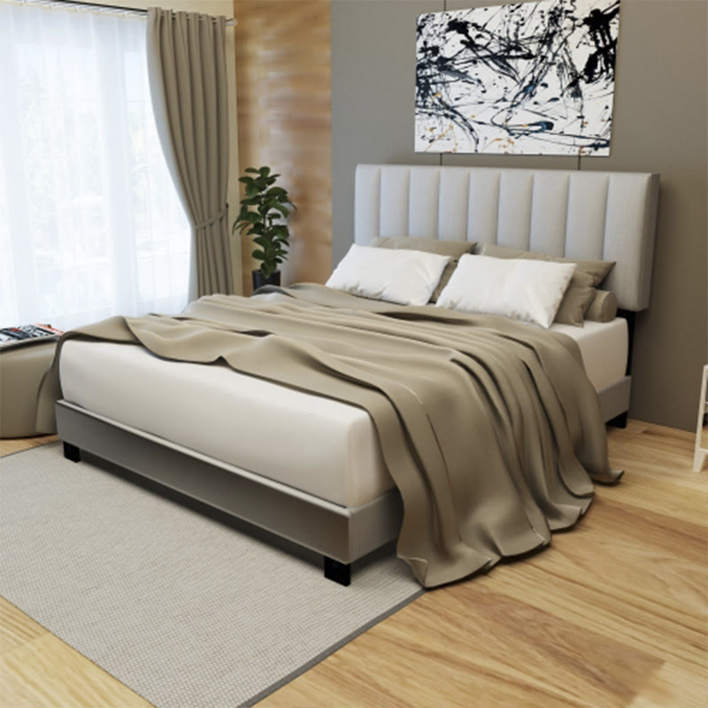Queen Bed Frame With Adjustable Headboard - image 4