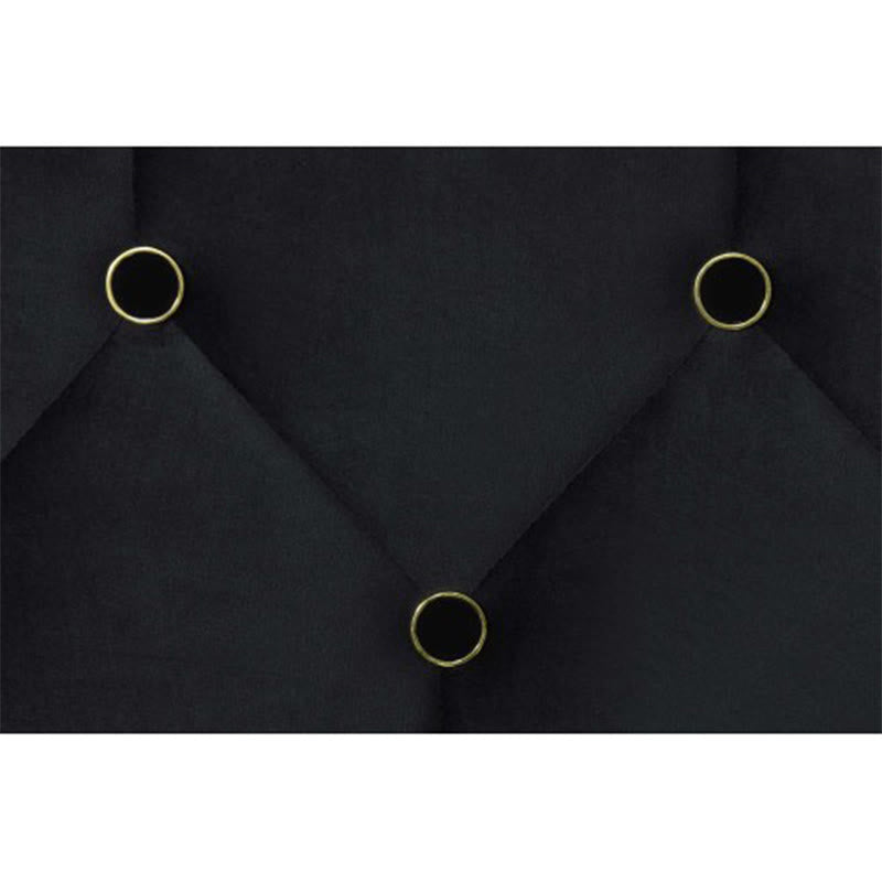 Black Upholstered Double Corner Sofa Bed Frame - image 8