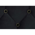 Black Upholstered Double Corner Sofa Bed Frame - image 8