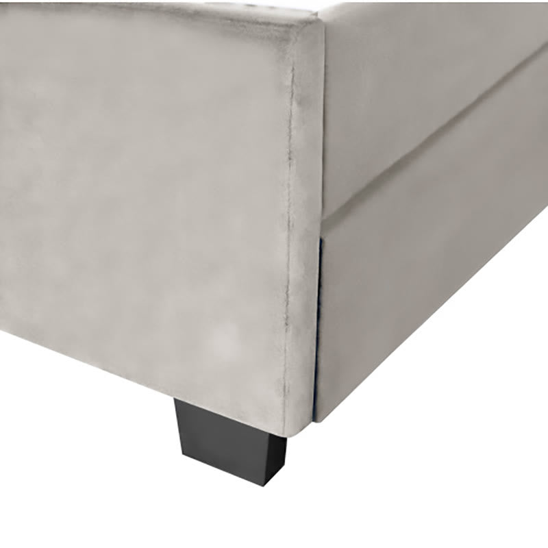 Modern Grey Queen Bunk Bed With Drawers - image 10
