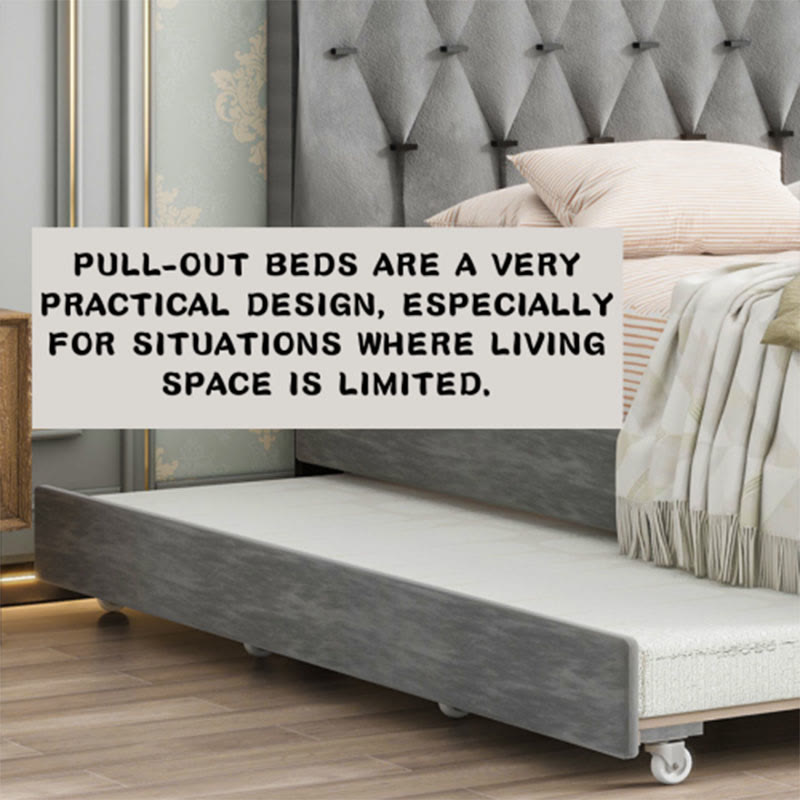 Modern Grey Queen Bunk Bed With Drawers - image 6