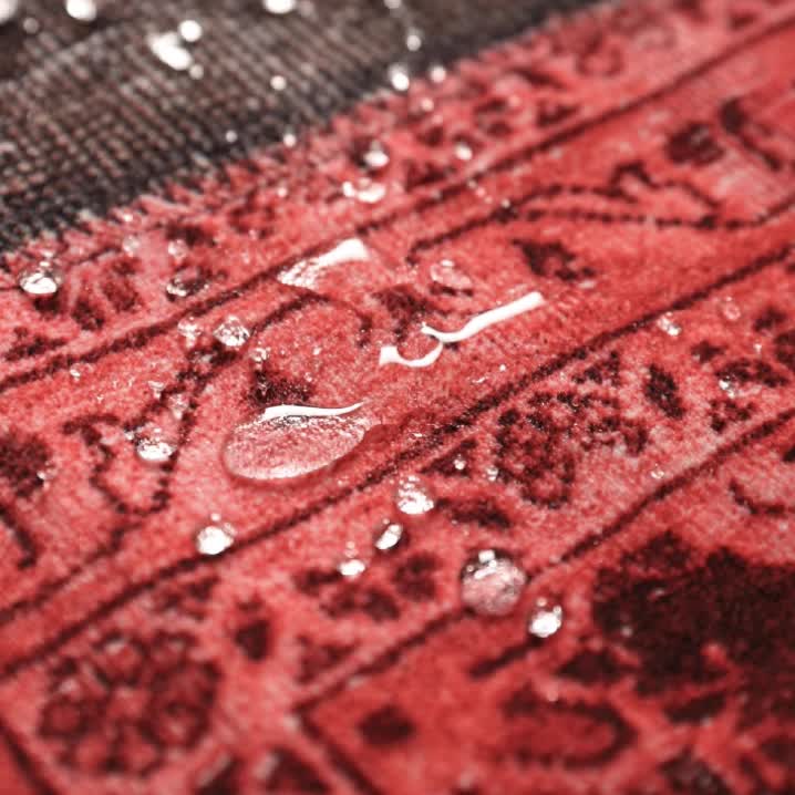 Iffhome Oriental Exotic Anti-slip Decorative Area Rug