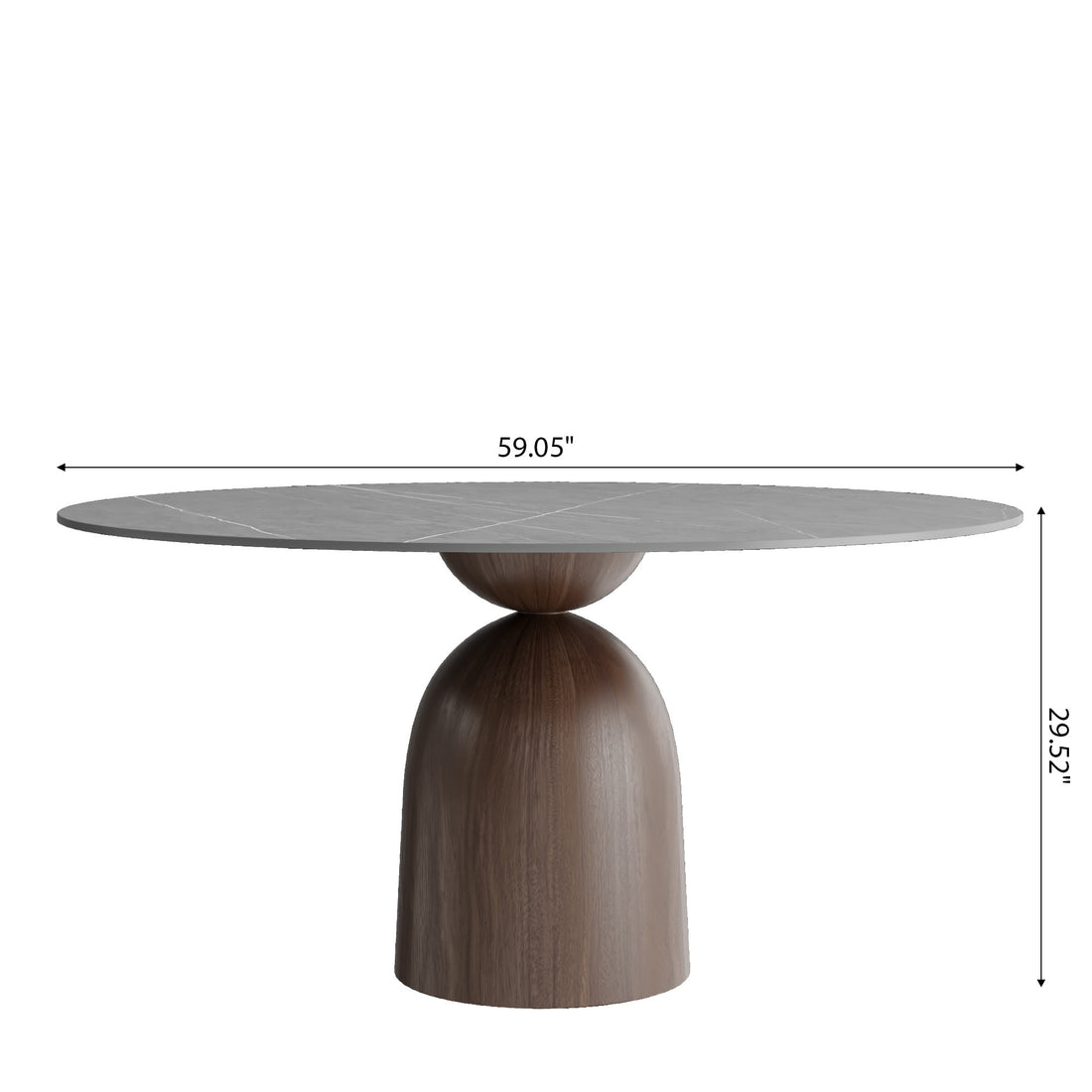 Modern Stone Top Dining Table