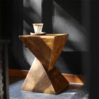 Vintage Antique Wood Finish Side Table - image 2
