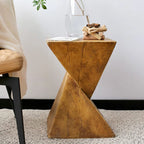 Vintage Antique Wood Finish Side Table - Wood - image 0