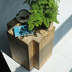 Imitation Tree Ring Side Table - image 3