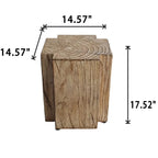 Imitation Tree Ring Side Table - image 8