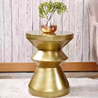Modern Mental Stable Side Table - Bronze - image 0